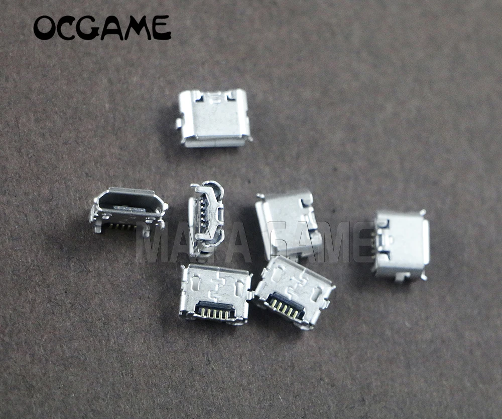OCGAME 100vnt Kreiptuką Jungtis Port Galios Įkroviklio Lizdas trumpas pin usb Mini Usb Duomenų Imti Uosto PS4 Belaidžio ryšio Valdiklis