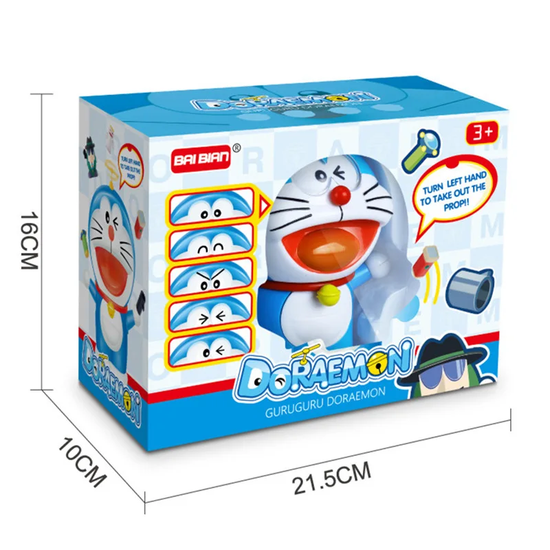 Kawaii Doraemon Modelio Rinkinio Dvasios Veidą, Akis Pav Žaislai Gyvūnų Veiksmų Robotas, Skirtas Kūdikių, Vaikų Berniukas Gimtadienio Dovanų Kolekcija