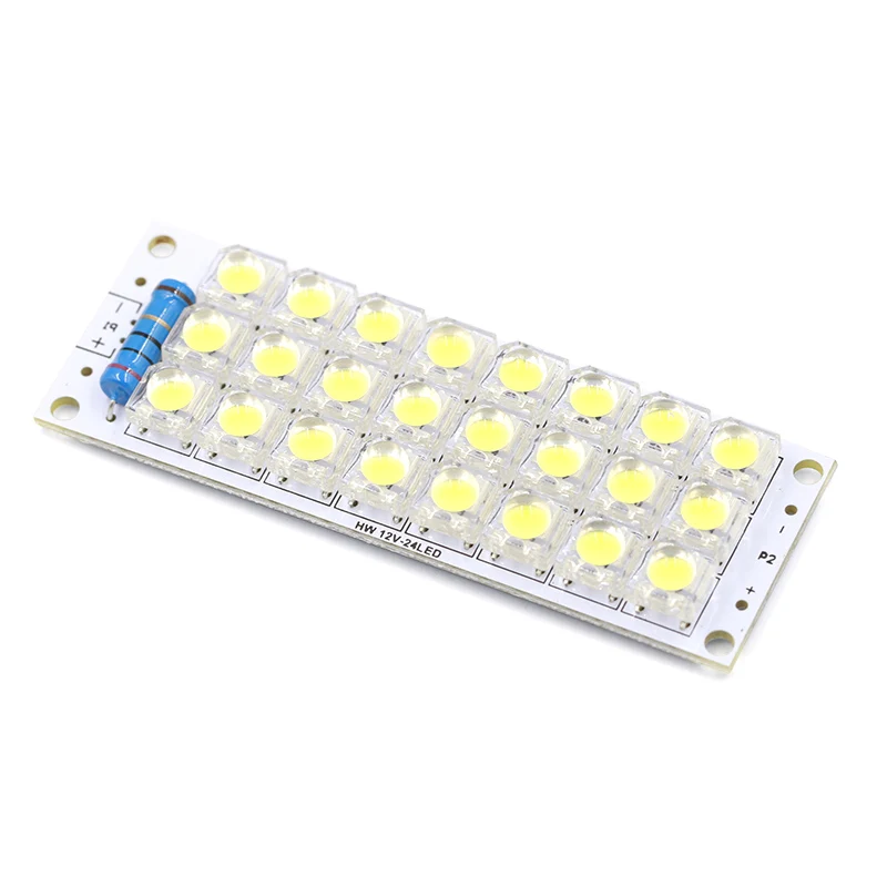 Balta Piranha LED Valdybos 24 Led Šviesos Skydelis USB Lempos Energijos Taupymo LED Panel Super Šviesus 12V