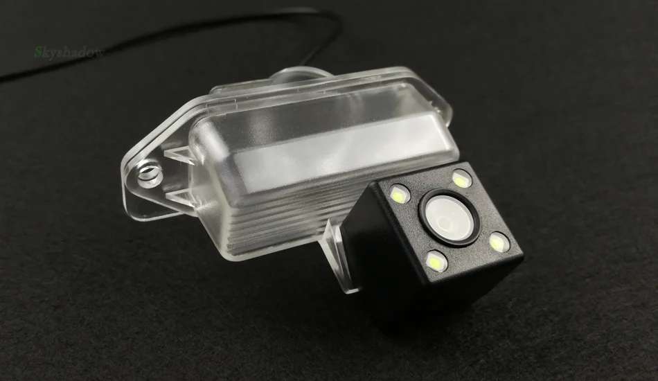 Automobilių CCD Naktinio Matymo Atsarginės Galinio vaizdo Atbulinės eigos Kamera atspari Vandeniui Stovėjimo aikštelės 