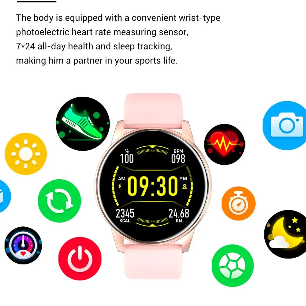 LIGE Mada Sporto Smart Watch Moterys Vyrai Fitness tracker Širdies ritmo monitorius Kraujo spaudimo funkcija smartwatch žmogus 