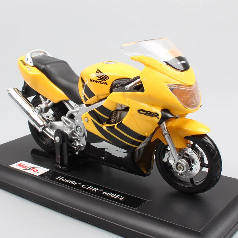 1:18 mastelis Mini Maisto Honda CBR 600F4 600F Uraganas sportbikes diecast motociklo Kopijos žaislas modelio dviratį 2000 m. kolekcija