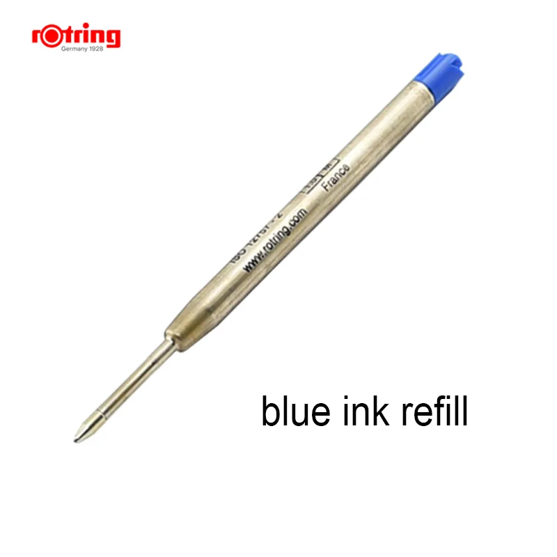 Rotring Greitai PRO M tušinukas mėlynos spalvos rašalo Metalo Rašiklio laikiklis, juodas/sidabro spalvos šratinukas 1 vnt