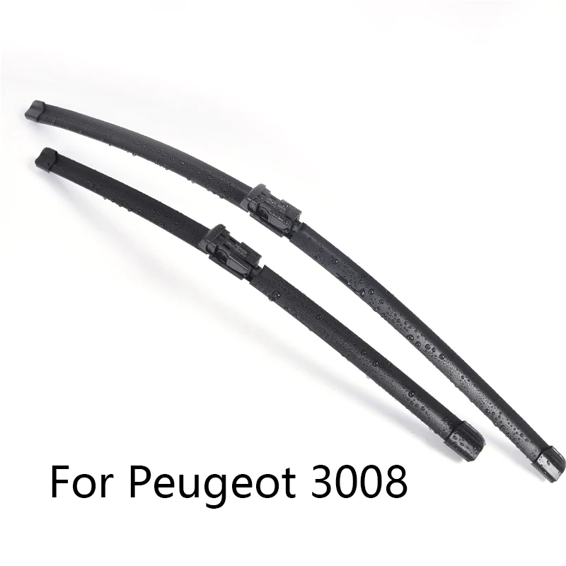 Automobilio priekinio, galinio Stiklo Valytuvų Mentės Peugeot 3008 forma 2008 2009 2010 2011 2012 2013 iki 2018 metų Automobilio Priekinio stiklo valytuvų Gumos