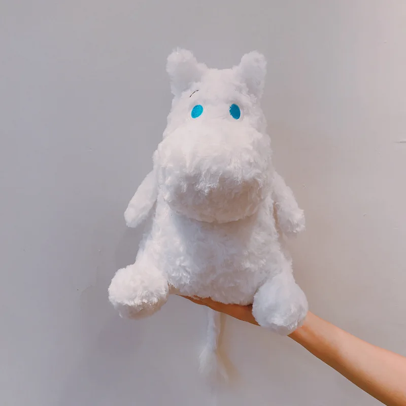 Originalus, aukštos kokybės Moomin 30 cm pliušinis Minkštas Pagalvės, geros kokybės mielas naujas baltas geros kokybės Helovinas Kalėdų dovana vaikui Žaislas