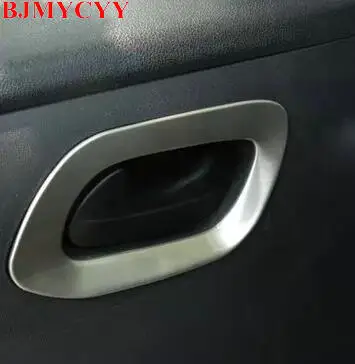 BJMYCYY 4PCS/SET Nerūdijančio plieno apdailos rėmelis automobilio duris Peugeot 301 Citroen C3-XR C-Elysee Priedai