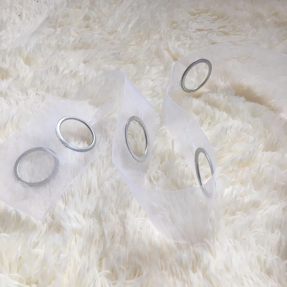 Baltos spalvos žiedu Užuolaidų Juostos, Uždangos Pozicijoje Sandariklio dangtis Viršuje Juosta Skaidri Žiedas Antraštės 5 žiedų/m Užuolaidų Priedai CP101#4