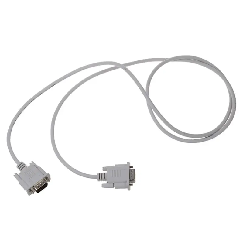 VGA DB15 Vyras Į DB9 RS232 Pin Male Adapter Cable / Vaizdo Grafikos Pratęsimo Kabelis (Balta, 1,5 M)