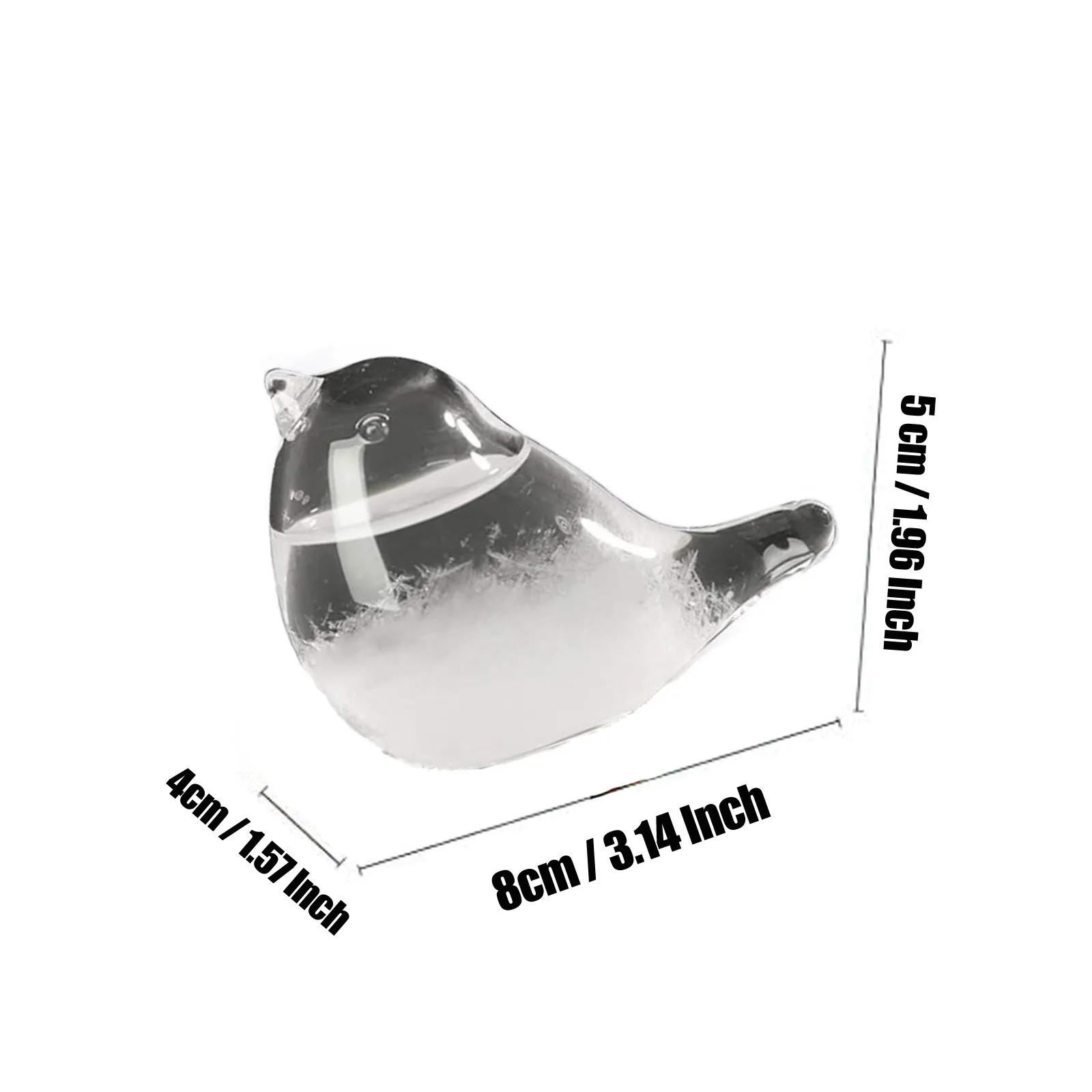Stiklo Orų Prognozuotojas Skysčio Barometras Prognozuoti Darbalaukio Oro Stiklas paukščių barometras namų puošybai 30ml