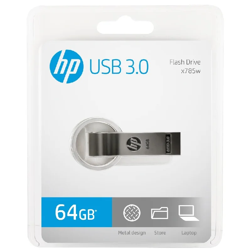 Originalios HP x785W Raktų Žiedas Metalo USB3.0 USB Flash Drive 16GB 32GB 64GB 128GB Didelės Spartos USB Raktą, Atminties Stick Dovana