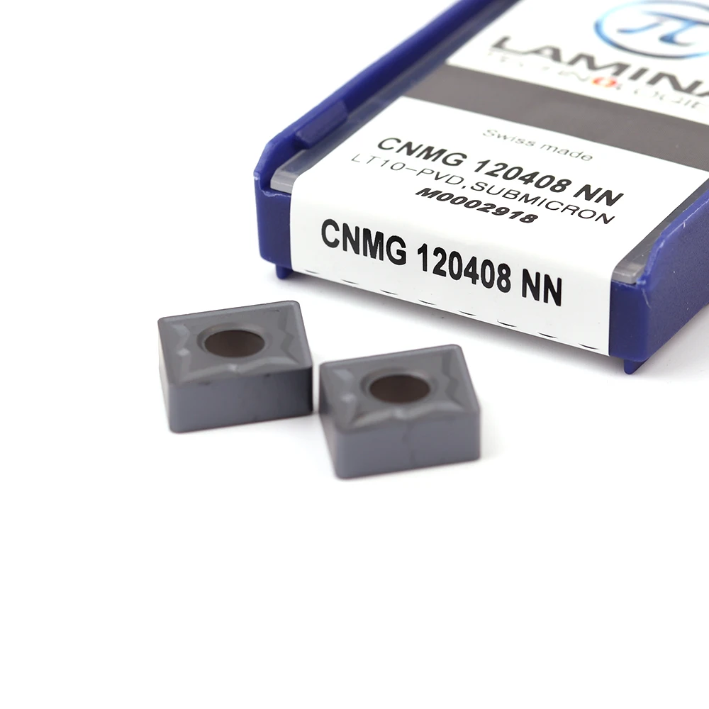 10 vienetų LAMINA originalus CNMG120408 NN LT10 cilindro tekinimo įrankis CNMG 120408 karbido tekinimo peilis tekinimo įrankis