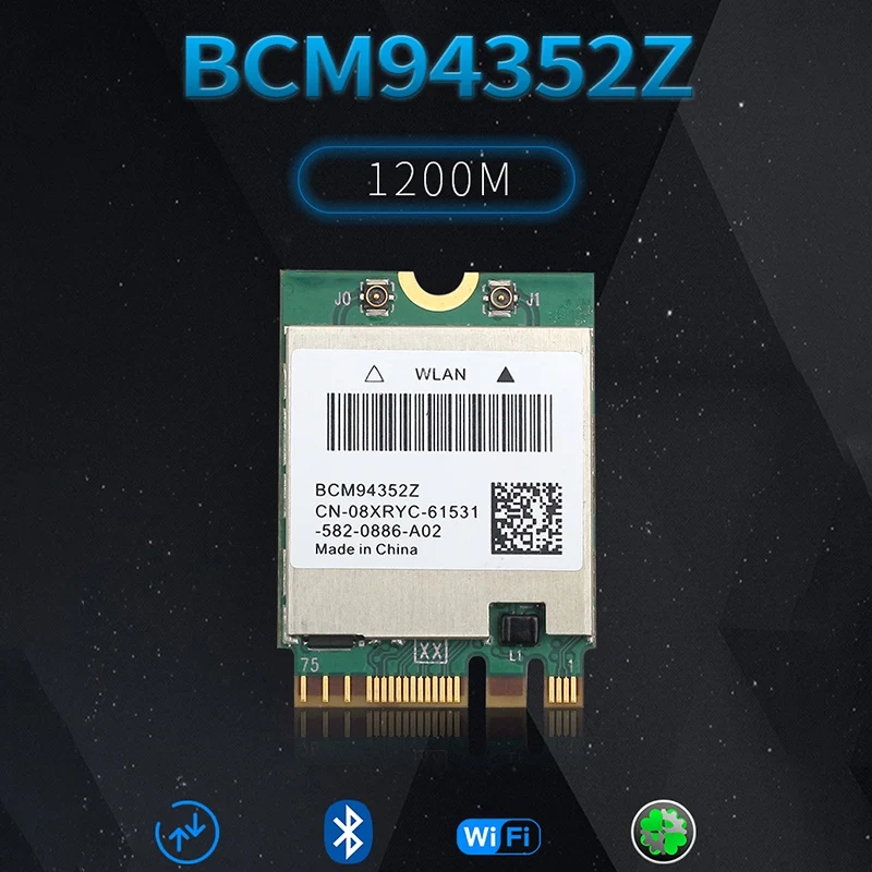 Belaidžio MacOS BCM94352Z DW1560 WIFI M. 2 Kortelę 