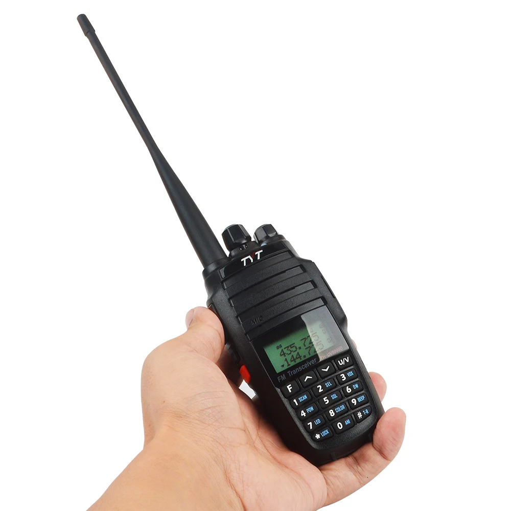 TH-UV8000D walkie talkie TYT 10W dviejų dažnių VHF&UHF kryžiaus juosta kartotuvas funkcinės Nešiojamų kumpis radijo 128CH w/3600m Baterija