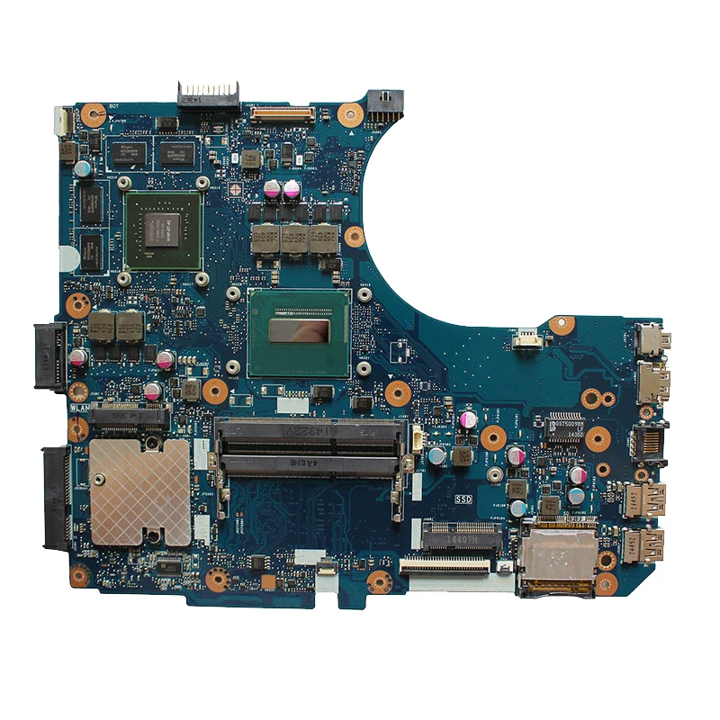 Kelis konfigūracija Nešiojamojo kompiuterio motininė plokštė, Skirta Asus N551J G551J G551JW G551JB G551JM G551JK G551JQ Mainboard Plokštė