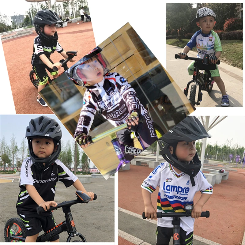 Vaikai Kurzarm Radfahren Jersey Atmungs Quick-Dry Radfahren Kleidung Gesetzt Reiten Tragen Ropa Ciclismo Vasaros Dviračių Drabužiai