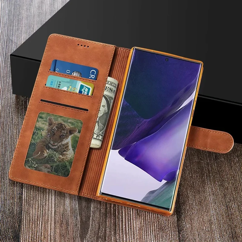Prabangus Odinis flip Case for Samsung Galaxy Note 20 Ultra S10 S20 S8 S9 plus A21s A20s A51 A71 A50 A70 A40 piniginės Kortelę minkštas atveju