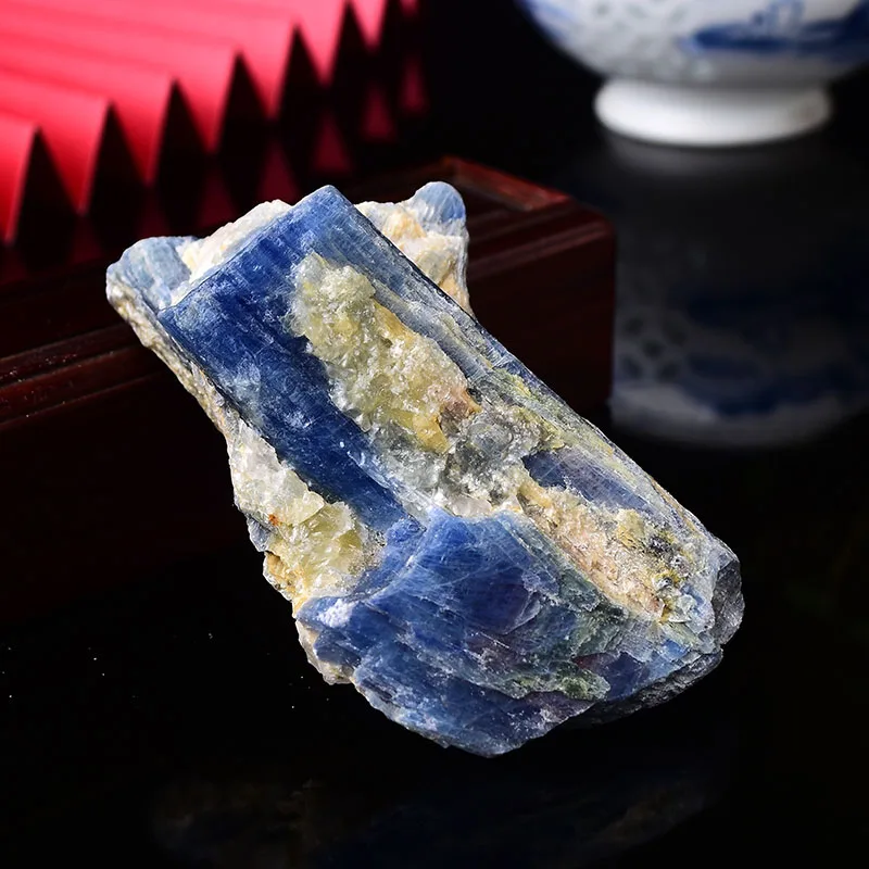 Gamtos Mėlyna Kristalų Raw Kvarco Celestite Grupių Gydomųjų Akmenų Grubus Lrregular Minerales Reiki Pavyzdys Vidaus Apdaila