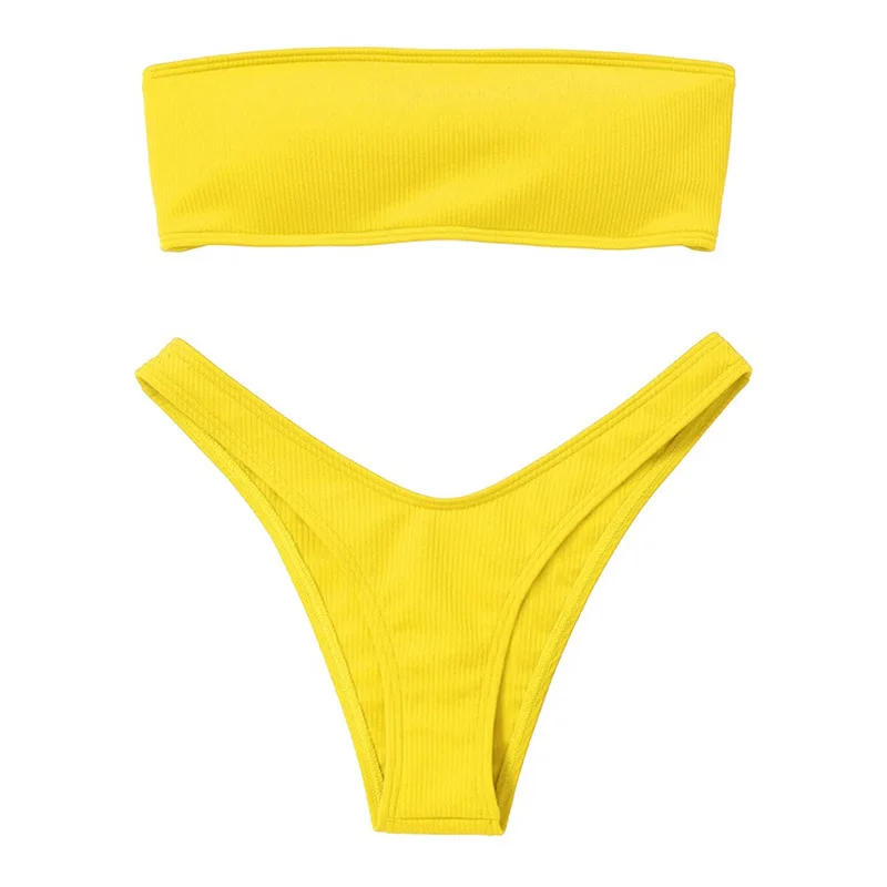 Stebėjimo Bikini 2020 M. Moteris 2 Gabalas maudymosi kostiumėlį, Kietas Seksualus maudymosi Kostiumėliai, Bikini Nustatyti Moterų maudymosi Kostiumėliai, Aukštos Juosmens Push up Biquini Rožinė Mėlyna