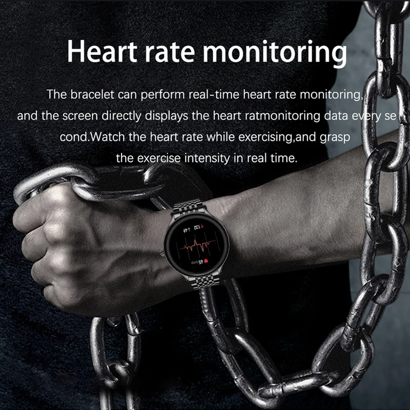 LIGE 2020 Naujas vyrų Smart watch širdies ritmas, kraujospūdžio stebėsenos fitness tracker Sporto Ponios smartwatch 