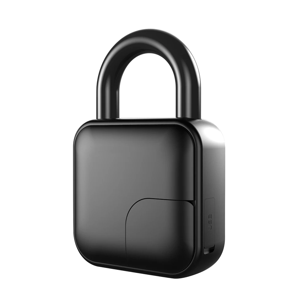 RV Priekaba Dviračių Kovos Vagystės Saugumo savigynos Daugiafunkcinis USB Įkrovimo Smart Keyless pirštų Atspaudų Spynos, Tvirtos
