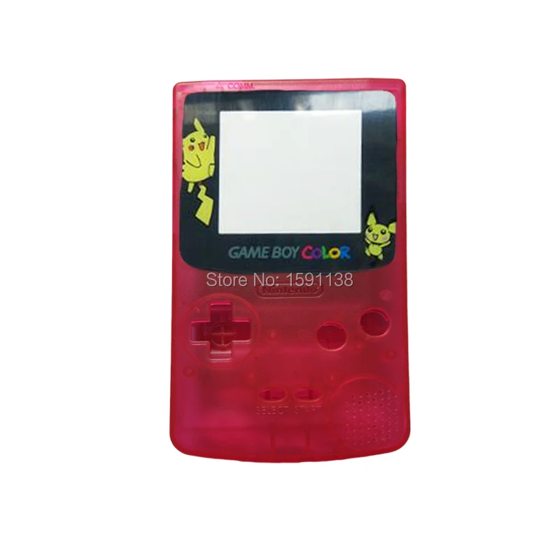 Naujas Produktas Animacinių filmų Objektyvas Aišku, Rožinė Spalva, Plastikinis Korpusas Case Cover Tinka GameboyColor GBCGB Berniukas Spalvų Žaidimas NintendoGBC Konsolės