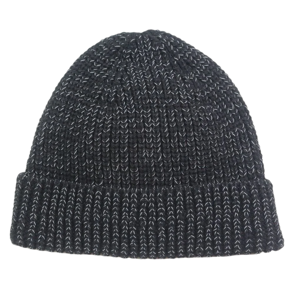 Unisex Mados Shine Black Megzti Skrybėlę Švyti Pagal Šviesos Žiemos Kepuraitė Sparkle Siūlų Skullies Bžūp Smėlio Spalvos