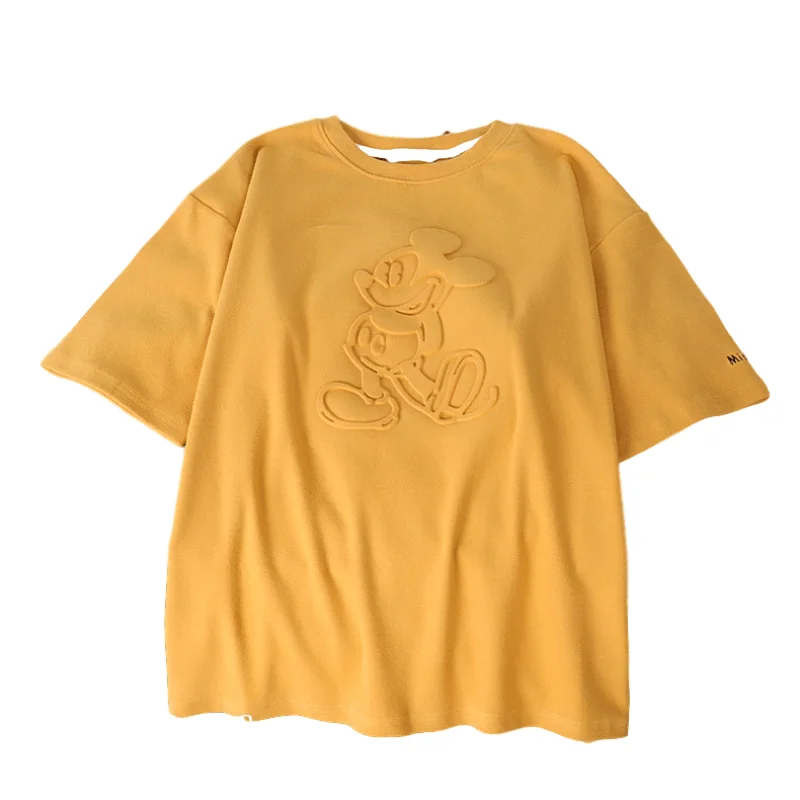 HXJJP 2020 m. Vasarą Nešioti Medvilnės korėjos Medvilnės marškinėliai Atsitiktinis Palaidų Moterų Drabužiai