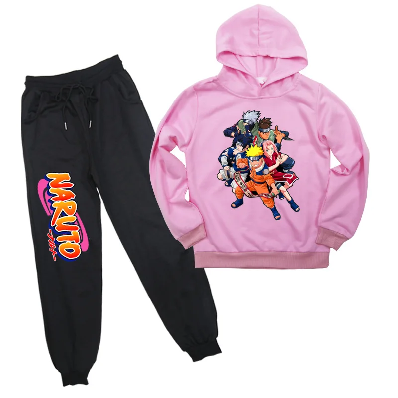 Hoodies Unisex Naruto Harajuku Paaugliai, Mergaitės, Berniukai Hoodie Streetwear Mados Atsitiktinis marškinėlius