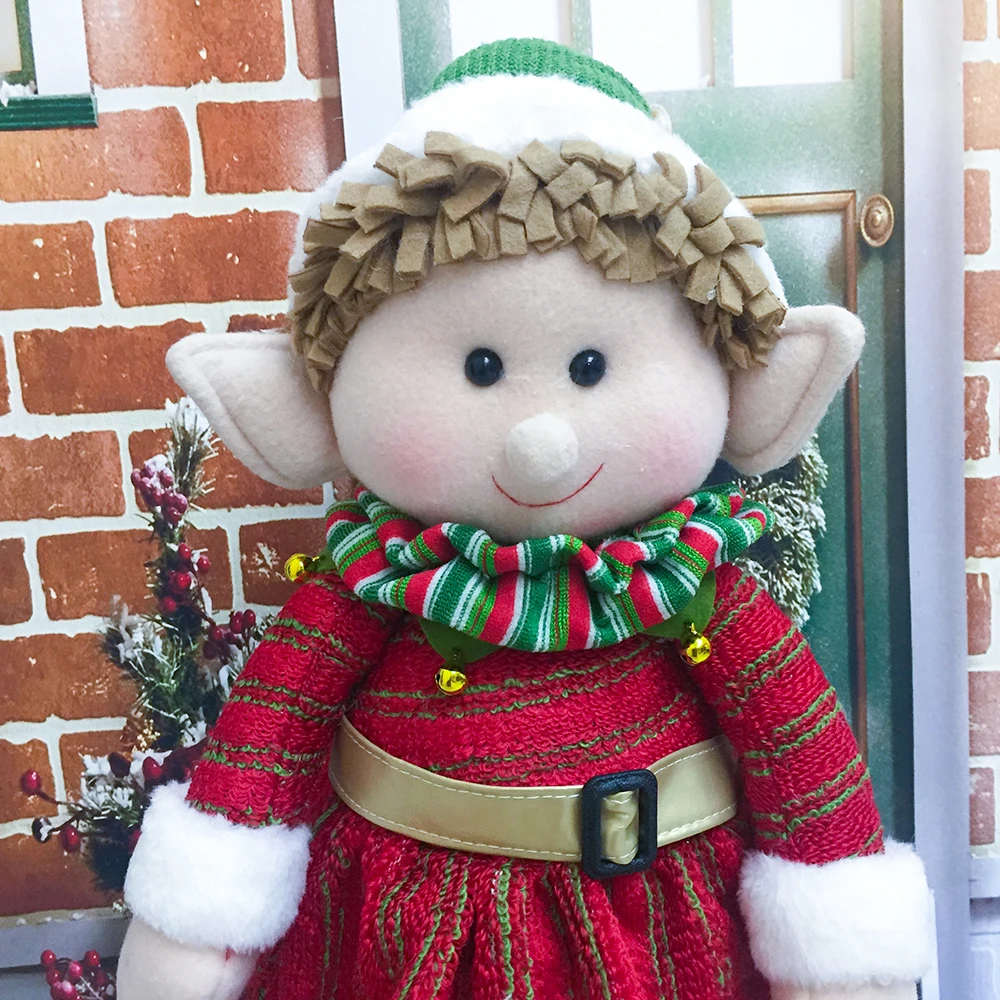 60cm keičiamo dydžio Kalėdų Elf Apdailos Naujųjų Metų Namų Apdailos, Dovanos, Vaikai, Žaislus, Kambario Papuošalai Pliušinis Kalėdos Navidad