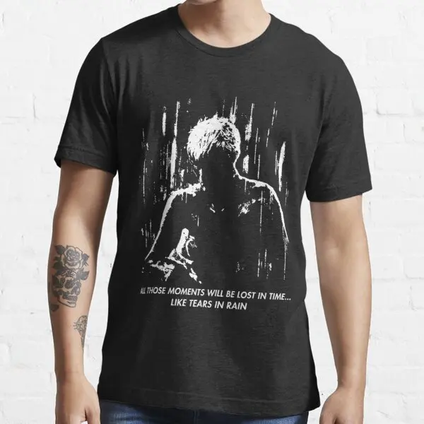 Blade Runner Kaip Ašaros Lietuje 2021 M. Vasarą 3D Atspausdintas Marškinėliai Vyrams, Atsitiktinis Vyras marškinėlius Klounas Trumpas Rankovės Juokinga T Shirts