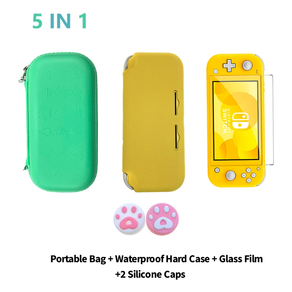 5 IN 1 Naujas Saugojimo Krepšys Nintendo Jungiklis Mini Nešiojamų Kelionių Apsauginis Krepšys Nnintend Jungiklis Lite Atveju 3 spalvų