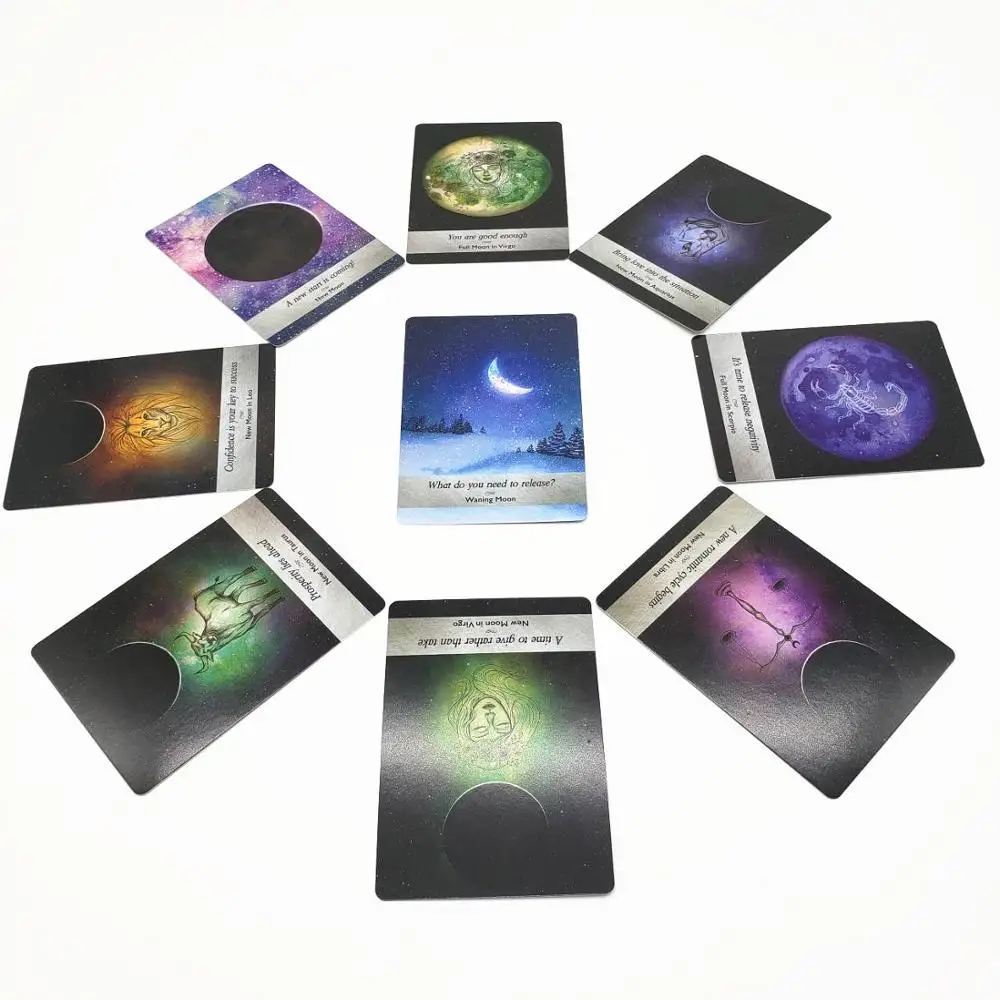 Moonlogy Būrimą Kortomis: Klausti ir Pažinti mitinis likimas būrimą už likimo žaidimai famliy taro kortos