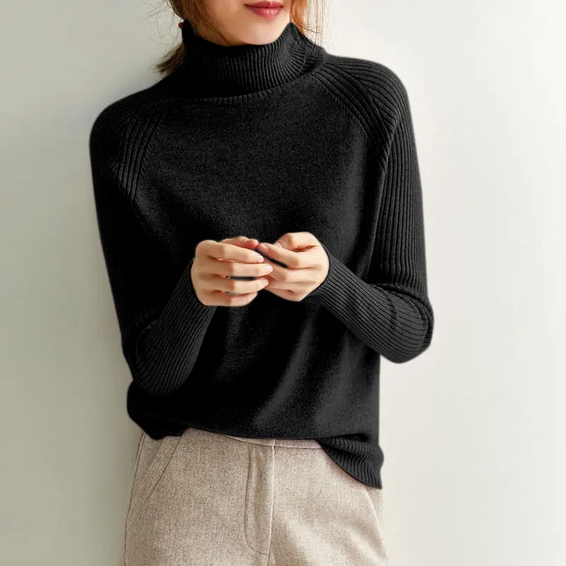 Moteriški megztiniai 2019 megztinis moterų golfo puloveris moterų megzti megztinis naujas kašmyro megztinis moterų žiemos drabužių moterims