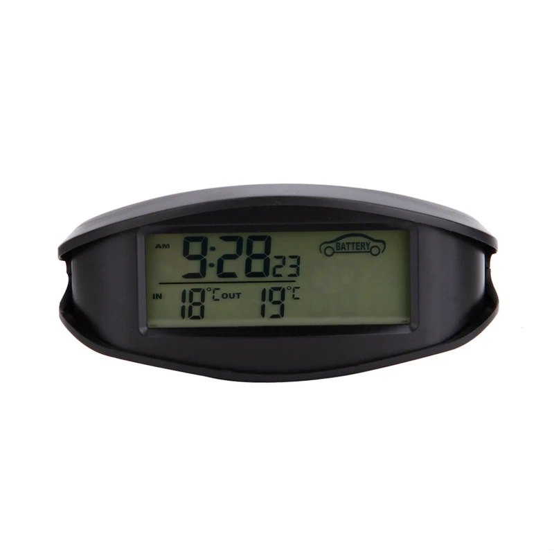 Skaitmeninis Automobilinis Termometras nuo -50 iki 70 IndoorOutdoor Automobilių Laikrodis Voltmeter Stebėti Realaus laiko Duomenų Mėlynas Oranžinis Apšvietimas Konversijos EC98