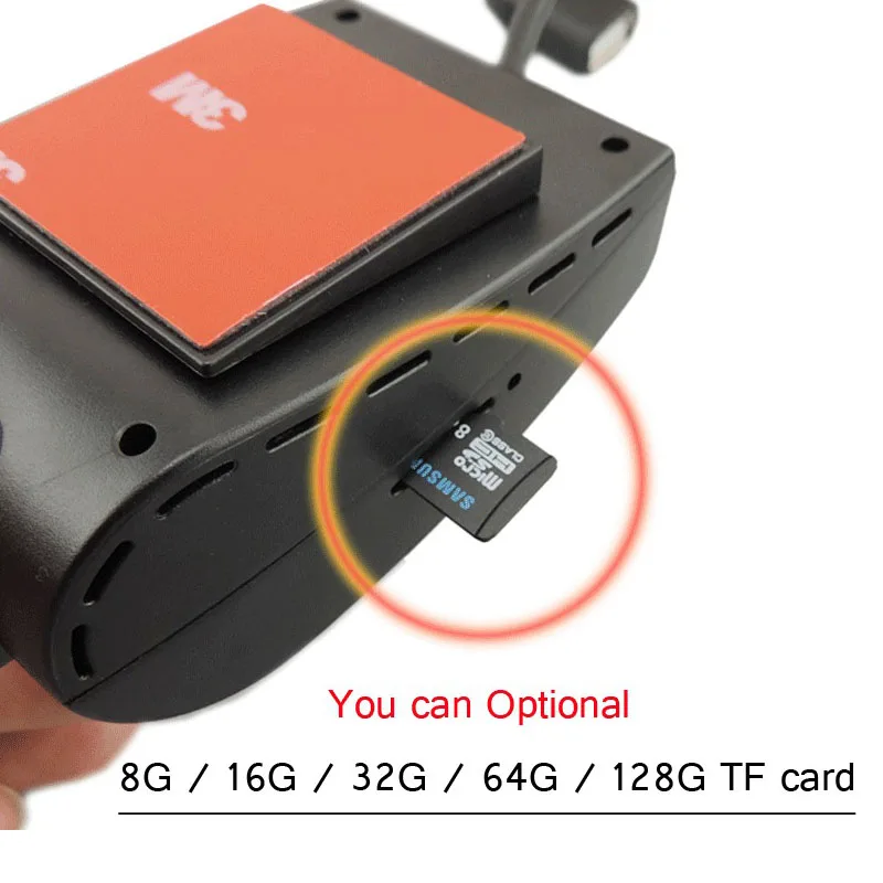 Automobilių DVR Kamera, USB jungtis Transporto priemonės HD 1280 * 720P skaitmeniniai vaizdo įrašymo įrenginiai, skirtą 