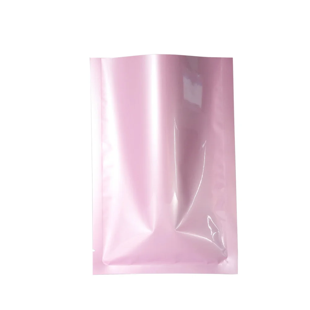Įvairių Dydžių perdirbamų pakavimo maišelis šilumos sandarinimo atidarykite viršų aliuminio folija Vakuuminės Pakuotės Maišelis raudona butas Mylar krepšys 100vnt/daug