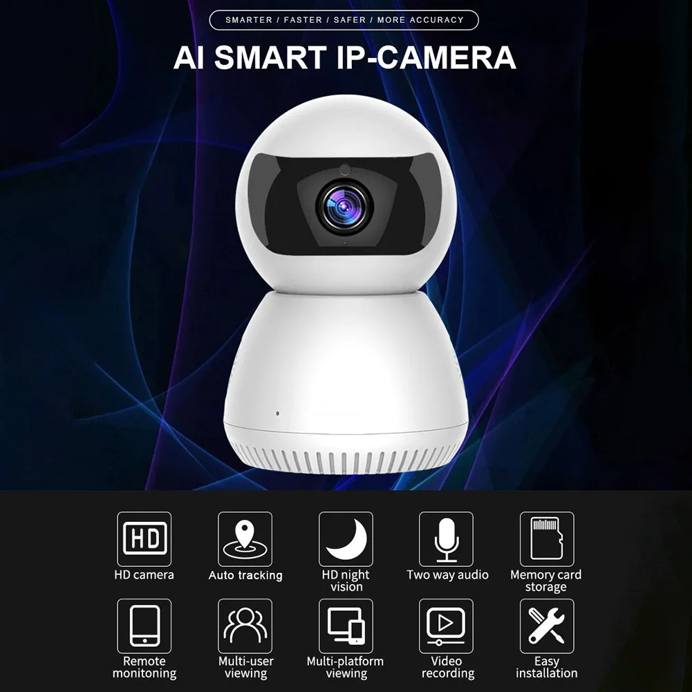 1080p Belaidės IP Kameros Stebėjimo Kamera, Wifi VAIZDO Kamera Kūdikio stebėjimo Dviejų krypčių Garso Kalbėti Stebėti Home Security