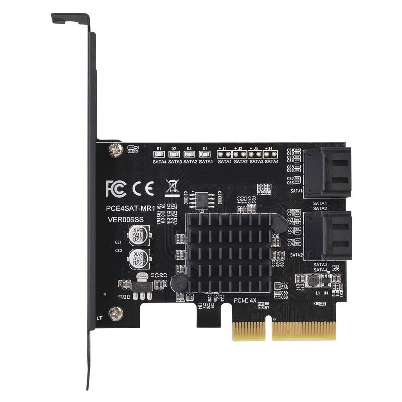 Marvell 88SE9230 Chip SATA/PCIE Raid Valdiklis SATA PCIE SATA Raid Card PCI-E, SATA Raid PCI Express 4X su Žemo Profilio Laikiklis