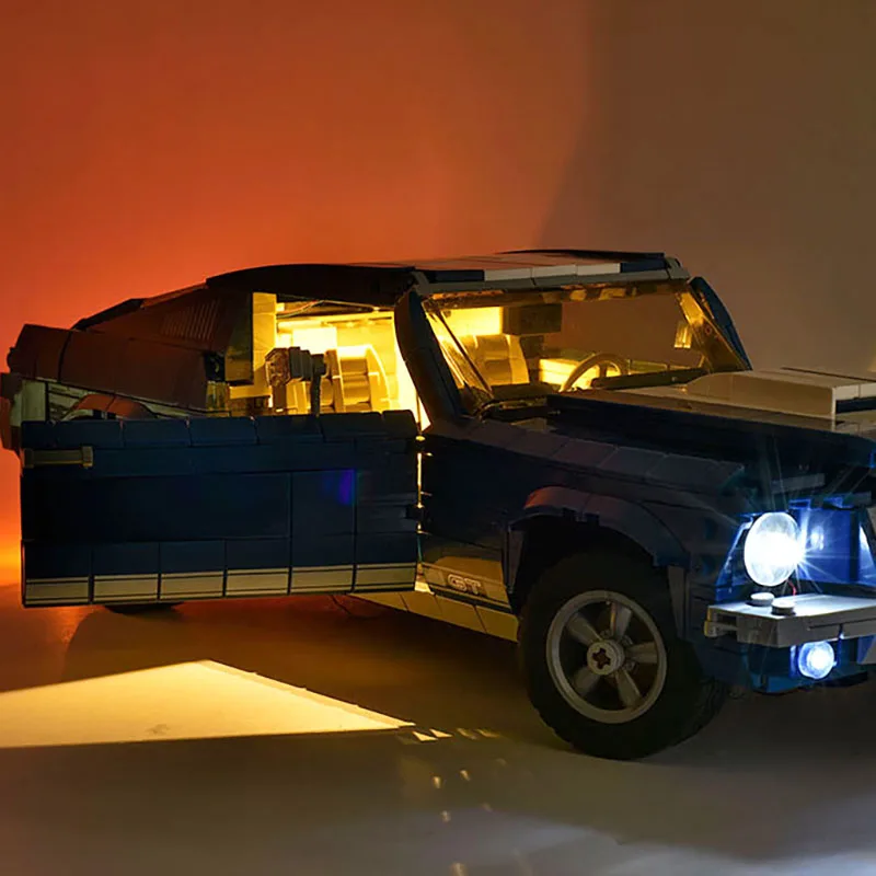 (tik šviesos komplekte)LED lemputės Komplektą Žaislas 21047 Ford Mustang Apšvietimas Nustatyti Compatile Su 10265 11293