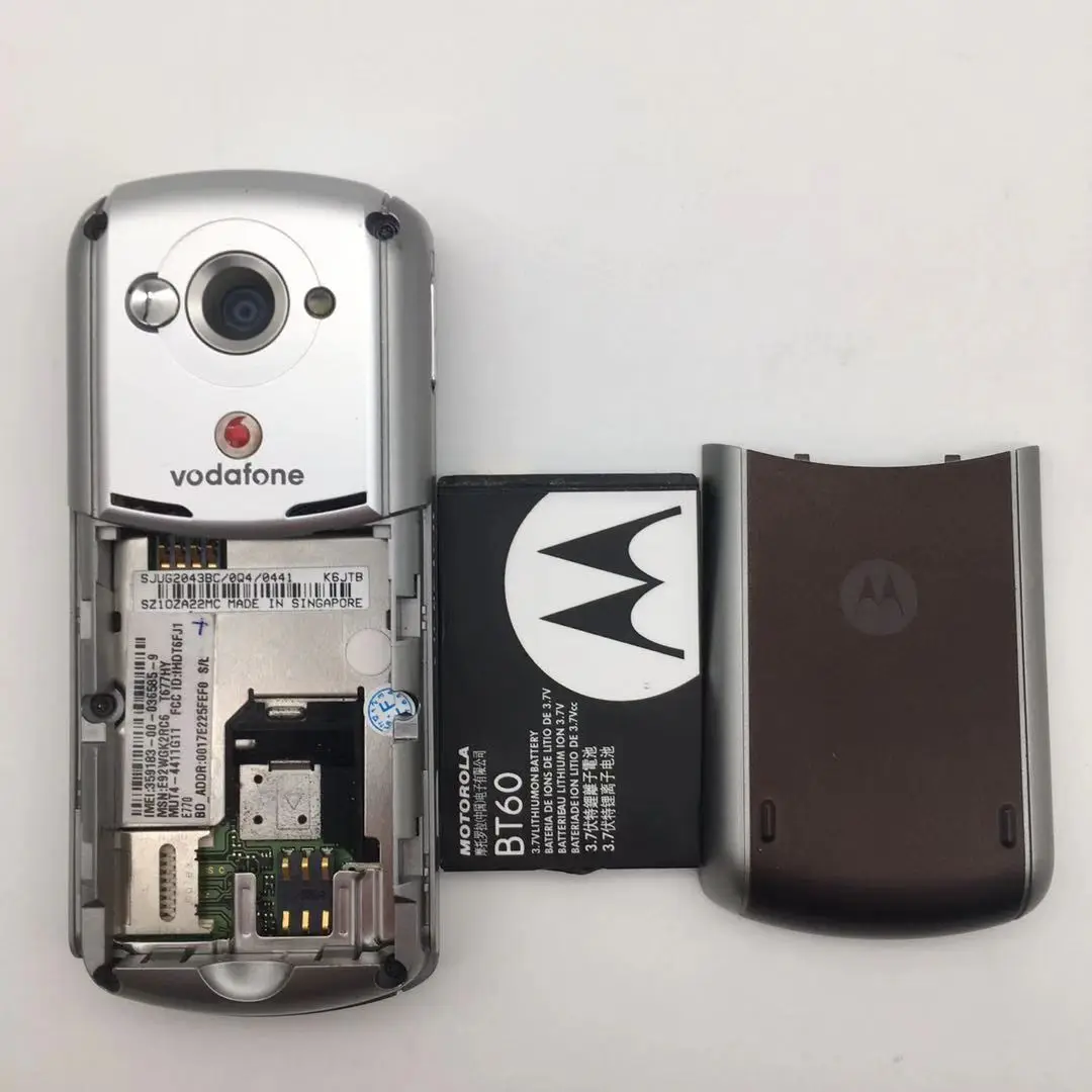 E770 GEROS Kokybės, Originalus, Atrakinta Motorola E770 Bluetooth 2G/3G mobilųjį telefoną vienerių metų garantija +nemokamas pristatymas