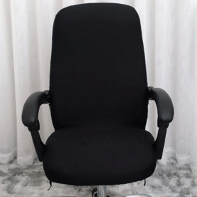 Karšto XD-Biuro Kėdė Padengti Elastinga Siamo Biuro Kėdė Padengti Pasukama Kėdė, Kompiuterio Kedės Apsaugine danga(Juoda)