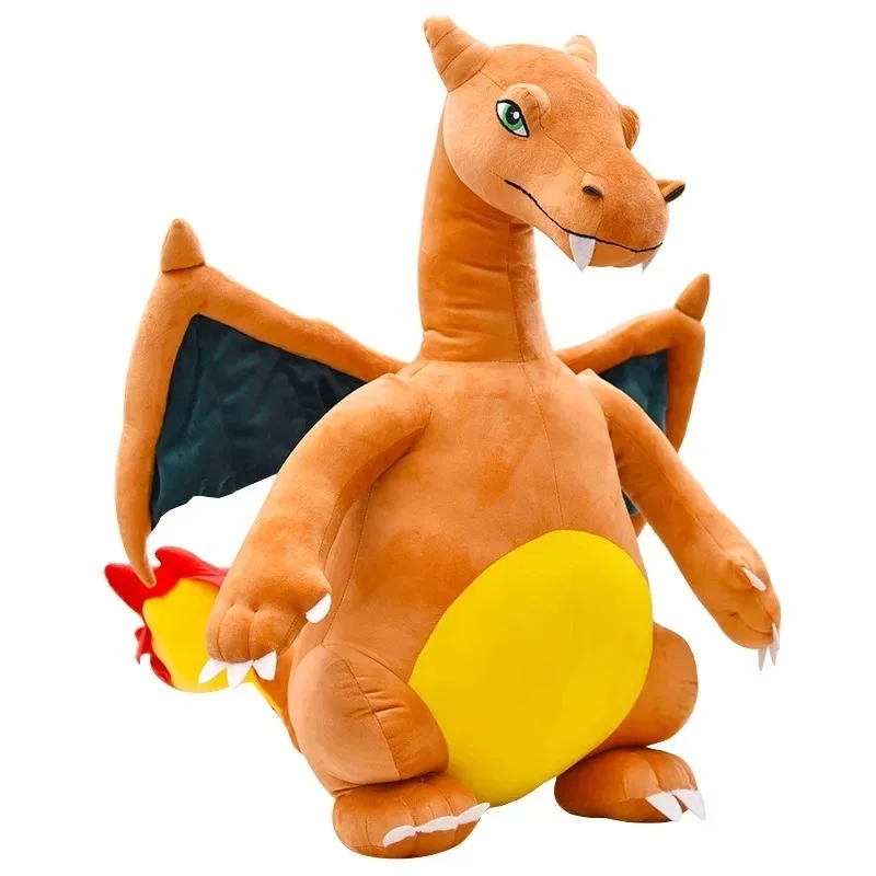 TAKATA TOMY POKEMON Pliušinis Lėlės, Žaislai Dinozaurų Charizard Minkšti Kimštiniai Pterosaurus Dragon Lėlės Vaikų Dovanų