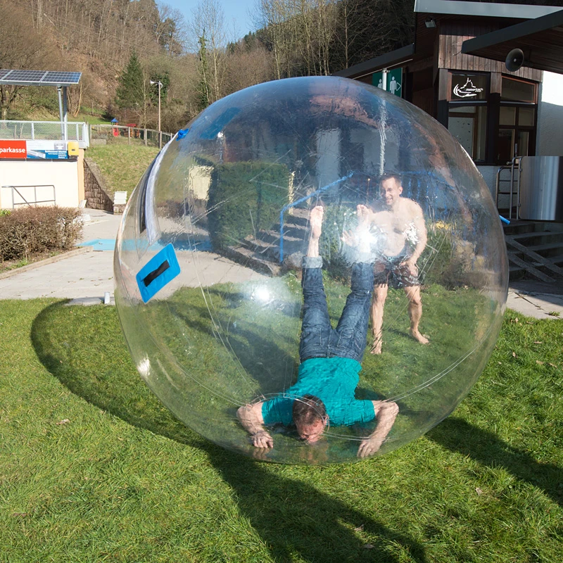 2.2 M PVC Pripučiamas Vandens Pėsčiųjų Kamuolys waterballs pripučiamas vandens žaislas šokių kamuolys su Vokietija TIZIP