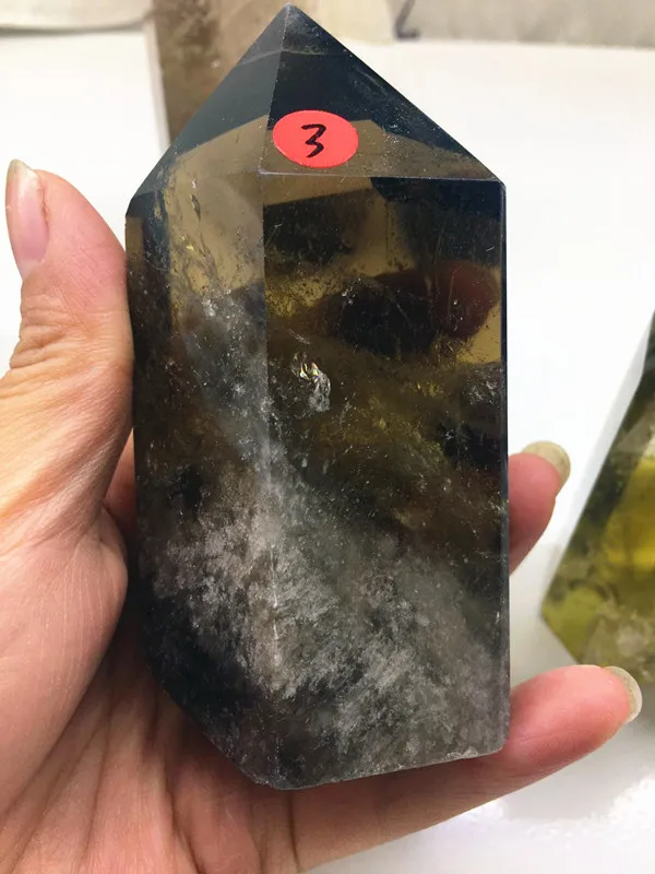 Natūralus kvarco kristalas arbatos kristalų plaukų, kristalų topazas magic wand taško čakra