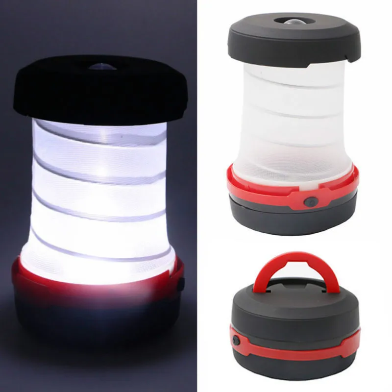 Daugiafunkcis Ištraukiama Kempingas Šviesos LED Žibintuvėlis Lauko Nešiojamų Žibintų Mini Palapinė Avarinės Šviesos Lempos Kišeninis Žibintuvėlis