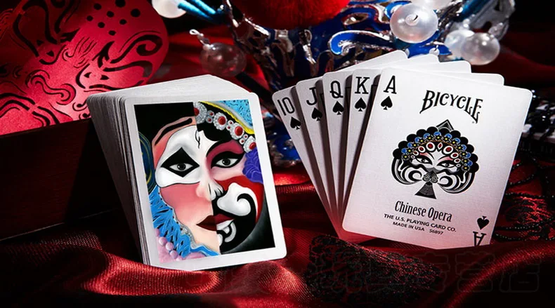 Dviračių Operos Kortos Porceliano Denio Kinijos Elementas Pokerio Magic Kortų Magija Rekvizitai Magija Gudrybės Profesionalus Magas