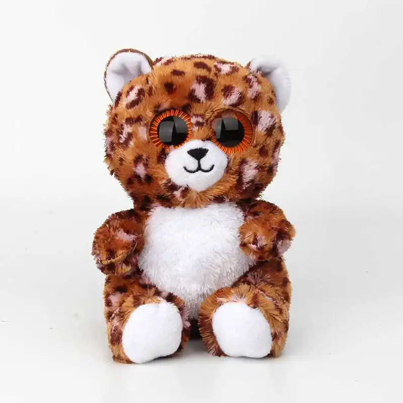 15cm panda Bear leopard Pliušinis Žaislas, Lėlė Baby Girl Gimtadienio Dovana Įdaryti & Pliušinis Gyvūnų Iškamšos & Pliušas
