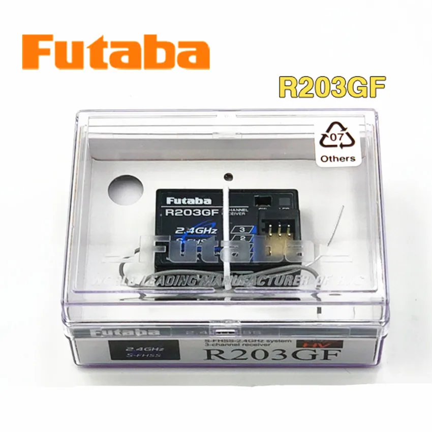 Originalus Futaba R203GF 2.4 G, 3-kanalų S-Fhss mirco imtuvas 4PL 4PLS 3PRKA 3PV 4PV 4PM 7PX nuotolinio valdymo pultas rc automobilių reikmenys