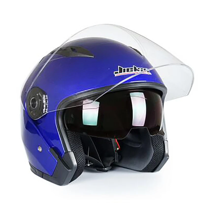 Motociklo Šalmas Vyrai Moterys Keturis Sezonus šalmai capacete para motocicleta cascos para moto Dvigubo Objektyvo moto pusė šalmas