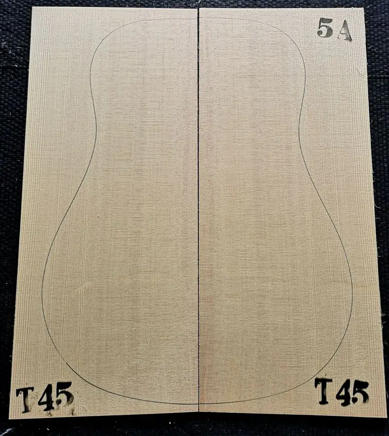 1SET AAAAA nuotrauka atrankos sitka eglė gitara fanera gitara skydelis vilnos, medienos shandong hongyin 540*220*4.5 mm